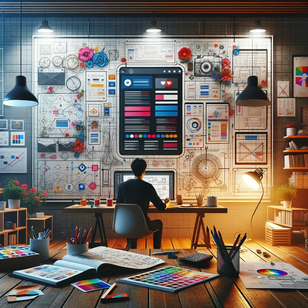 image of front-end web development