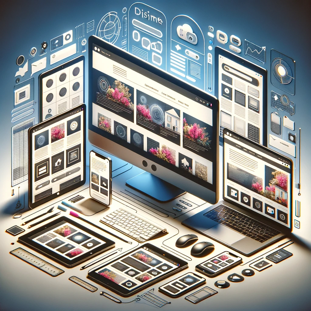 image of web design ui