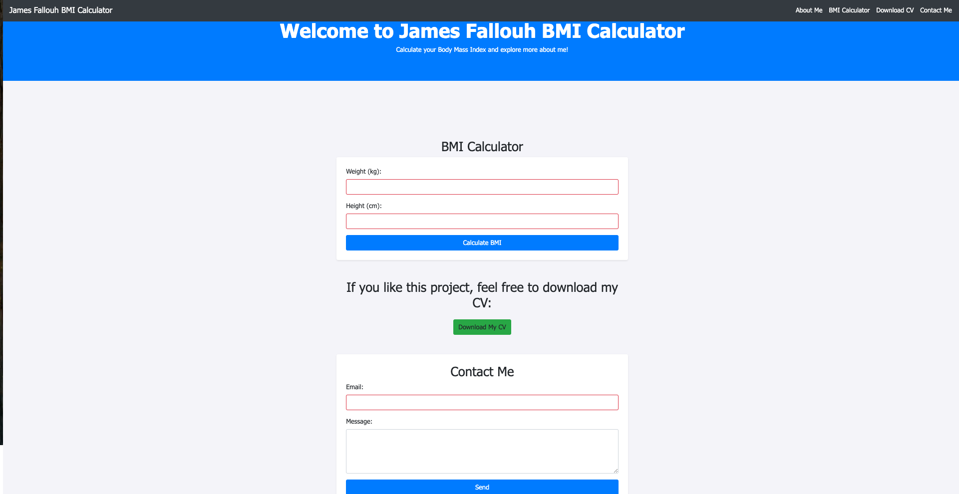 BMI Calculator